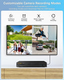 5MP HD 8CH DVR Recorder for Home Security Camera System, 5-in-1 Hybrid CCTV Digital Video Recorders for AHD/Analog/TVI/CVBS/IP Surveillance Cameras