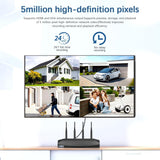 《16-Channel & 8.0MP》Security Wireless Network Video Recorder NVR System for Home Surveillance/Monitor Camera Systems,Built-in WiFi Recorders,Local Storage,Support 16-Channel, Max to 6TB Hard Drive