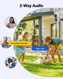 WEILAILIFE 【Dual Lens Linkage】 5MP Outdoor Wireless Security Camera, PTZ WiFi Video Surveillance Cameras for Home Security