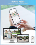 5MP HD 8CH DVR Recorder for Home Security Camera System, 5-in-1 Hybrid CCTV Digital Video Recorders for AHD/Analog/TVI/CVBS/IP Surveillance Cameras