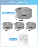 【4 x 150 Feet】 Video Power Cable All-in-One Extension Cables CCTV Security Camera DVR Surveillance Systems