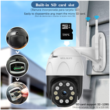 Security Camera Outdoor, Pan Tilt Wireless 3MP Home WiFi IP Cameras, Ultra HD Dome Video Surveillance Waterproof POE Camera, Two-Way Audio