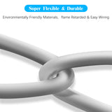 (4×60 Feet）Ethernet Cable POE Cameras Systems Video Security Network Cable Security Surveillance POE Camera System