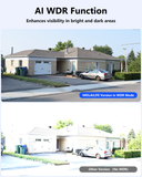 【All-in-One Security System】 Security Cameras Wireless Outdoor, WiFi Home Video Surveillance Systems, Solar Powered PTZ Security Camera System DVR Kits