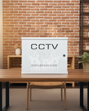 Heavy Duty Lockable Enclosure Box for Security Wiring, Universal Steel Shell for DVR/NVR, CCTV Cable and Electrical Project