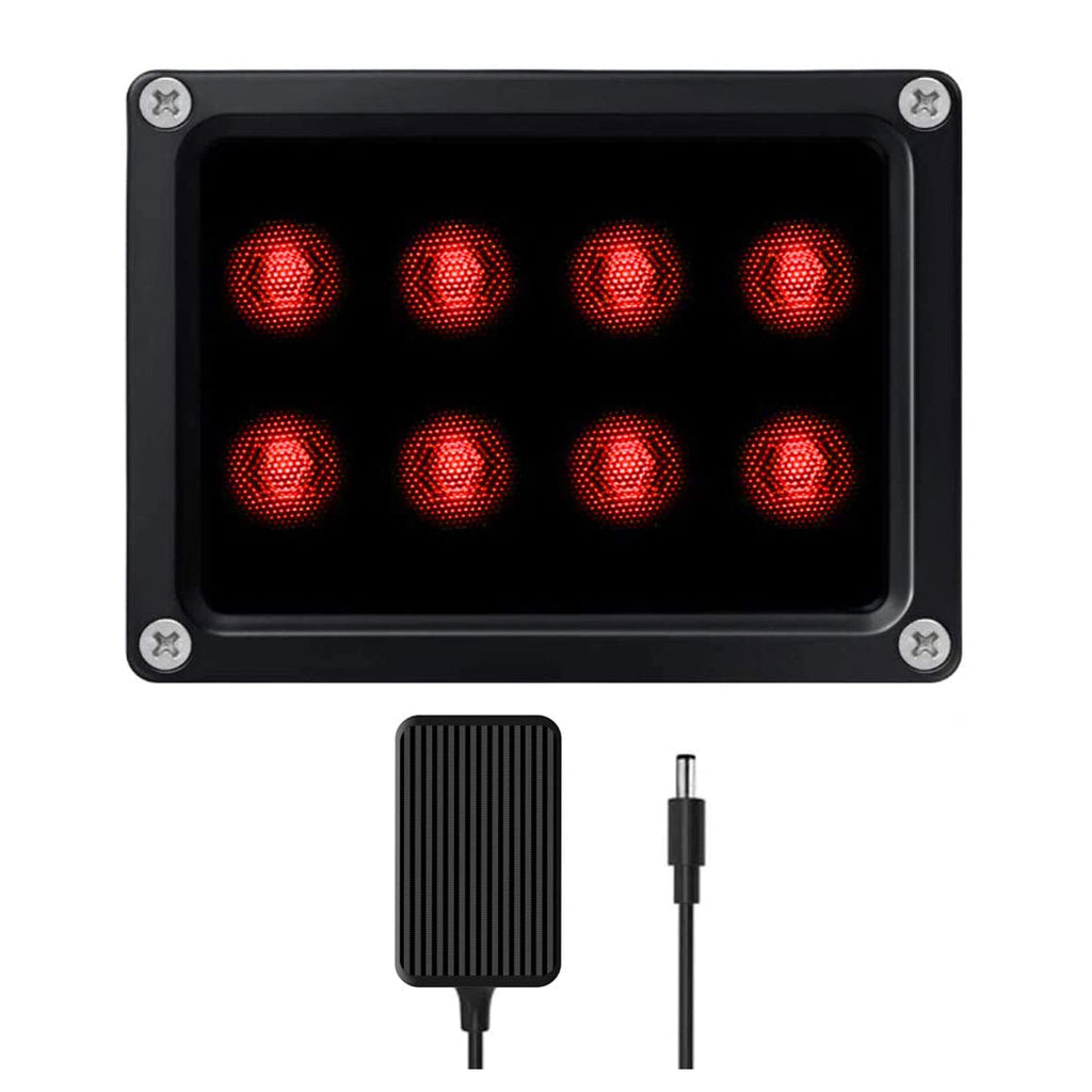 8-LED Long Range Outdoor Use Infrared Light for Night Vision