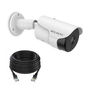 Cámara de seguridad PoE 4K, solo compatible con el sistema de cámaras PoE 4K de WEILAILIFE.